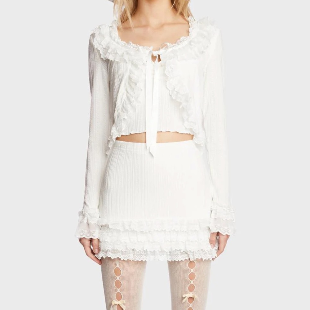 Sugar Thrillz white 3 pice Set